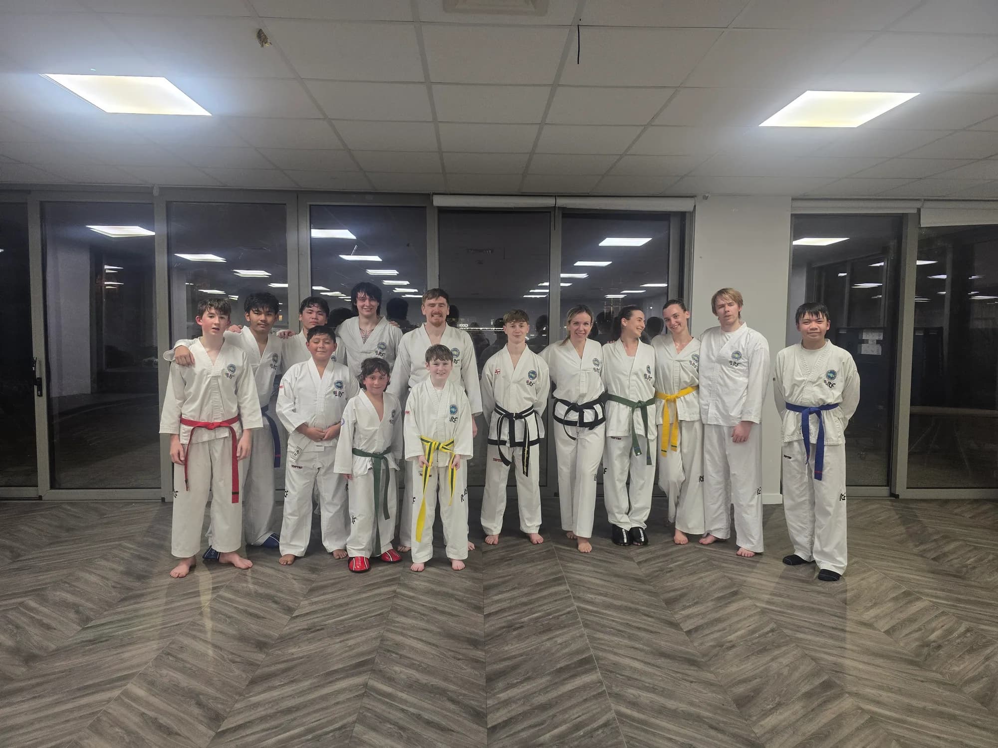 Canada Water Martial Arts students and instructors after training