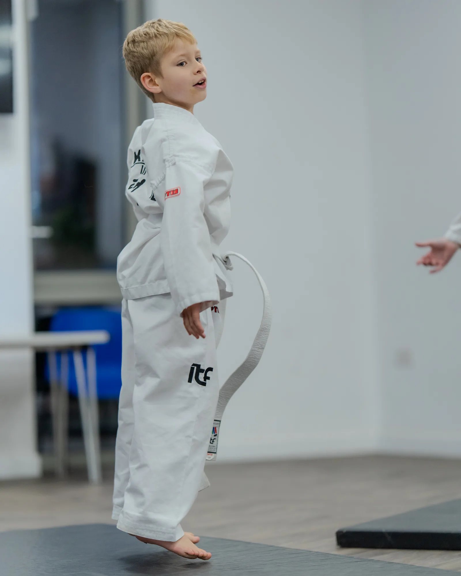 Canada Water Martial Arts students training ITF Taekwondo
